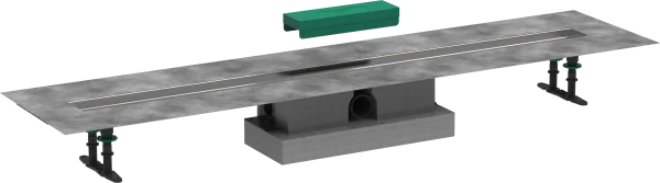 Hansgrohe Ubox Universal Complete Set For Standard Installation - 1200 For Shower Drains Finish Sets
