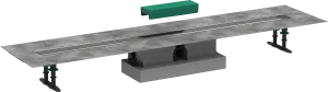 Hansgrohe Ubox Universal Complete Set For Standard Installation - 1200 For Shower Drains Finish Sets