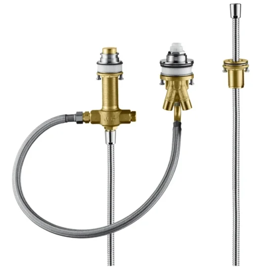 Hansgrohe Concealed Basic Set 3-/4- Hole Bath Mixers 307 X 284 X 139mm detail view - Image 2