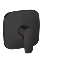 Hansgrohe Talis E Single Lever Manual Shower Mixer Soft Cube For Concealed Installation Matt Black