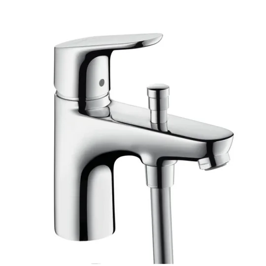 Hansgrohe Focus Bath Mixers Exposed 300 X 280 X 70mm Chrome detail view - Image 2