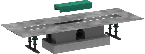 Hansgrohe Ubox Universal Complete Set For Standard Installation - 700 For Shower Drains Finish Sets