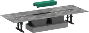 Hansgrohe Ubox Universal Complete Set For Standard Installation - 700 For Shower Drains Finish Sets