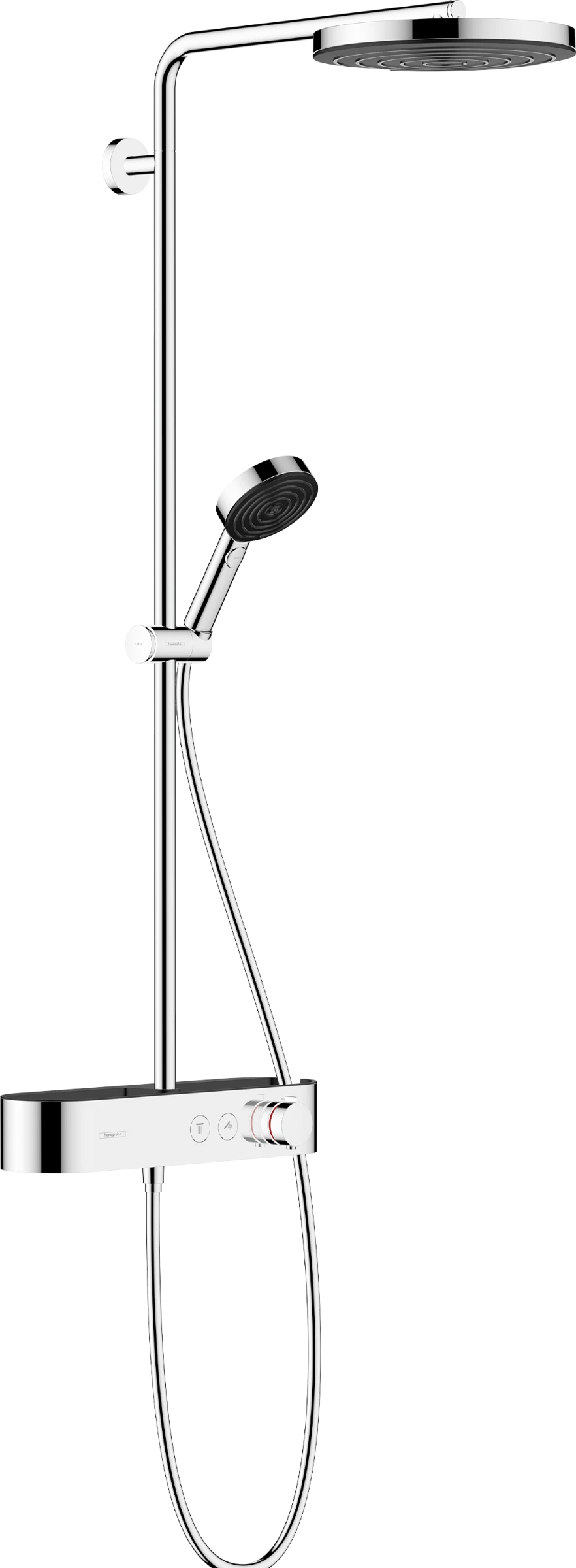 Hansgrohe Pulsify S Showerpipe 260 1jet Ecosmart With Showertablet Select 400 Chrome