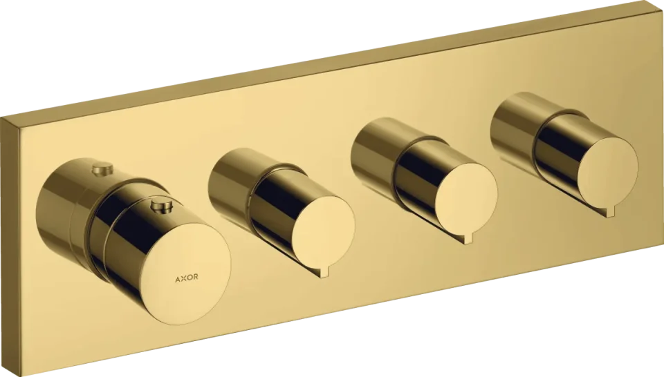 Axor Showersolutions Thermostatic Shower Mixer Concealed 440 X 238 X 102mm Gold - Polished product image - Image 1