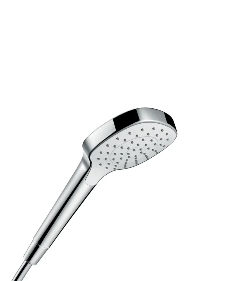 Hansgrohe Croma E Hand Showers 125 X 52 X 264mm White/chrome product image - Image 1