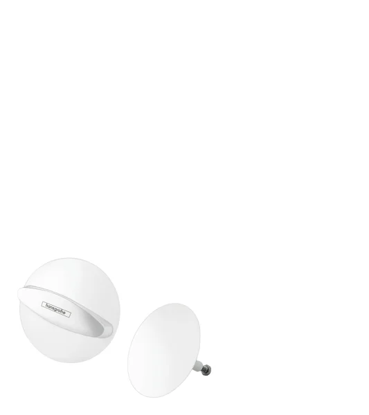 Hansgrohe Flexaplus Finish Set Waste And Overflow Set Matt White