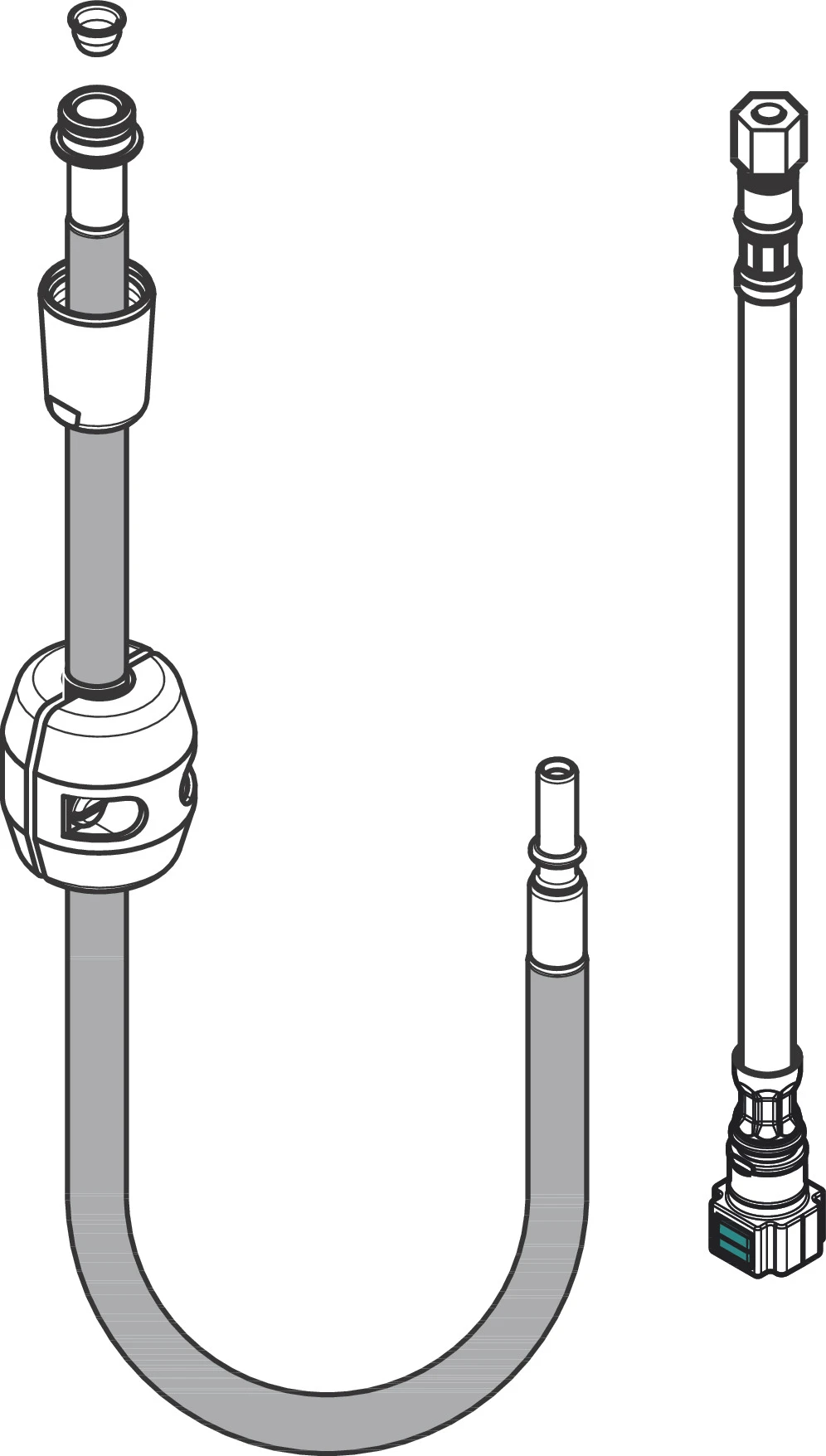 Hansgrohe Hose Connector Bs/dn8/screw.