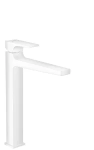 Hansgrohe Metropol Single Lever Basin Mixer 260 With Lever Handle For Wash Bowls With Push-open Waste Matt White