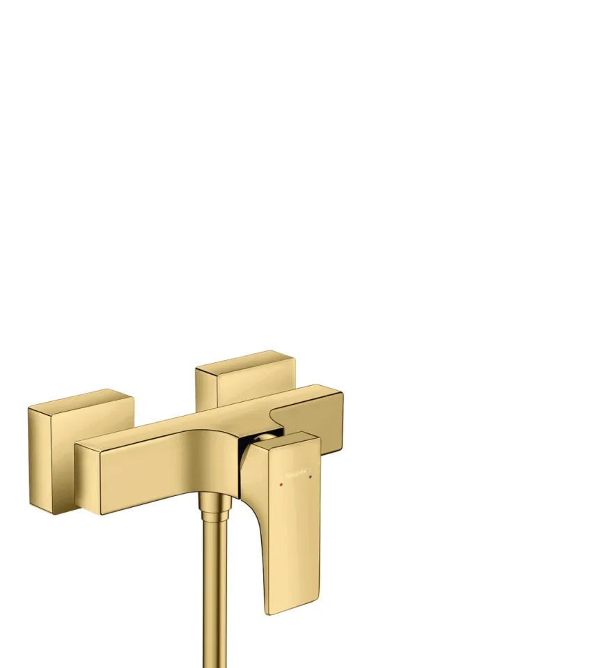 Hansgrohe Metropol Shower Mixers Exposed 246 X 199 X 155mm Gold - Polished product image - Image 1