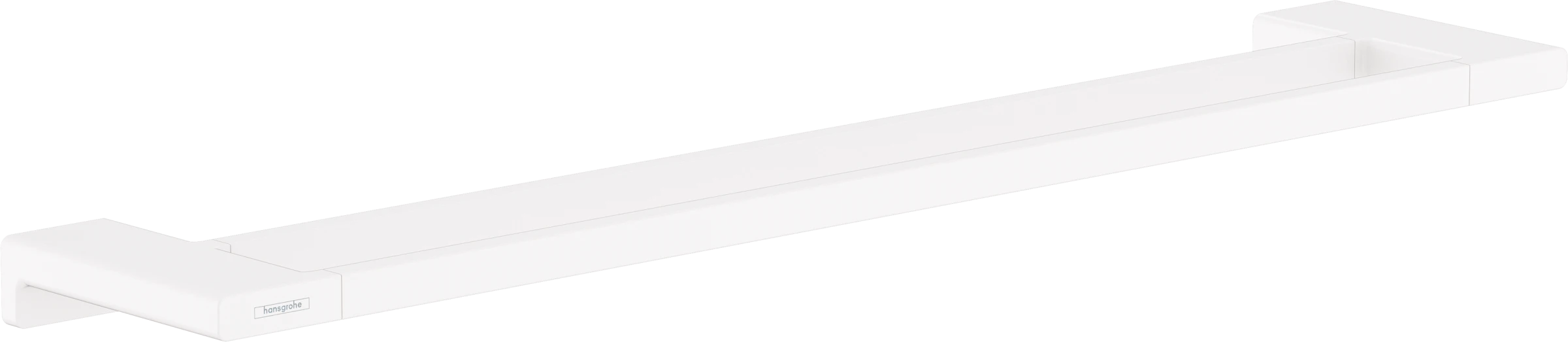 Hansgrohe Addstoris Q Double Bath Towel Rail Matt White