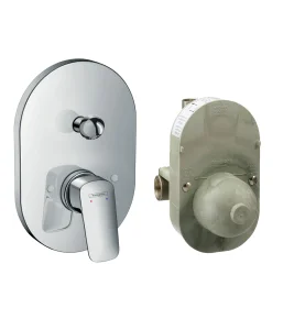 Hansgrohe Logis Manual Bath Mixer Set For Concealed Installation Chrome