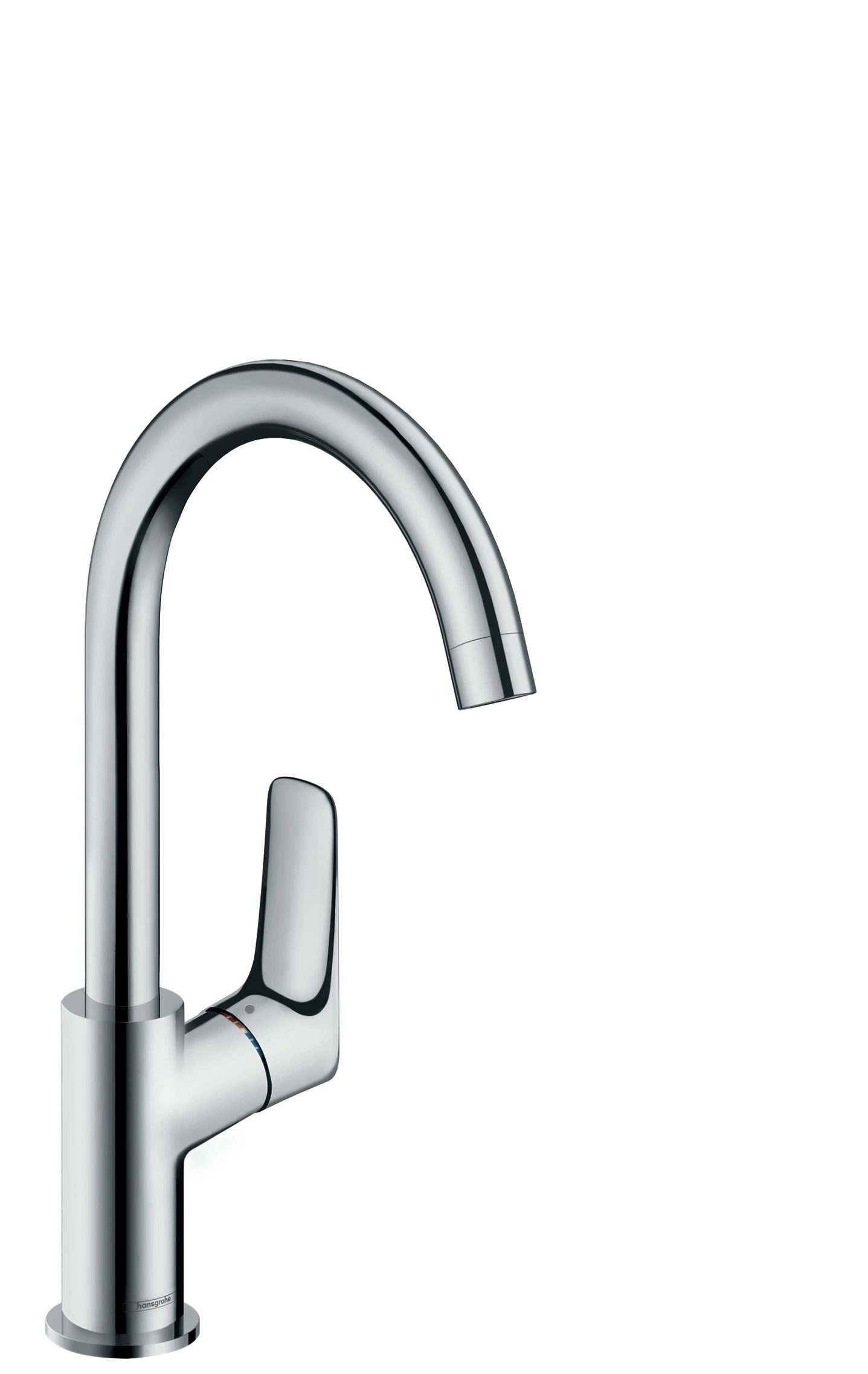 Hansgrohe Logis Single Lever Basin Mixer 210 With Swivel Spout Without Waste Chrome