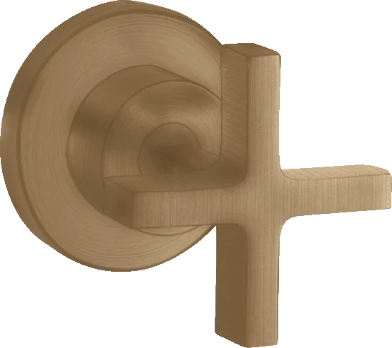 Axor Citterio Shut-off Valve For Concealed Installation With Cross Handle Brushed Bronze