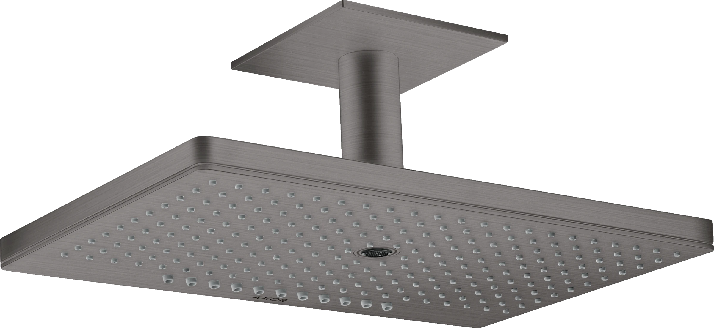 Axor Showersolutions Overhead Shower 460/300 3jet With Ceiling Connection Brushed Black Chrome