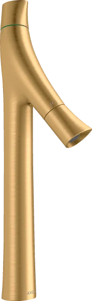 Axor Starck Organic 2-handle Basin Mixer 240 For Wash Bowls With Waste Brushed Brass