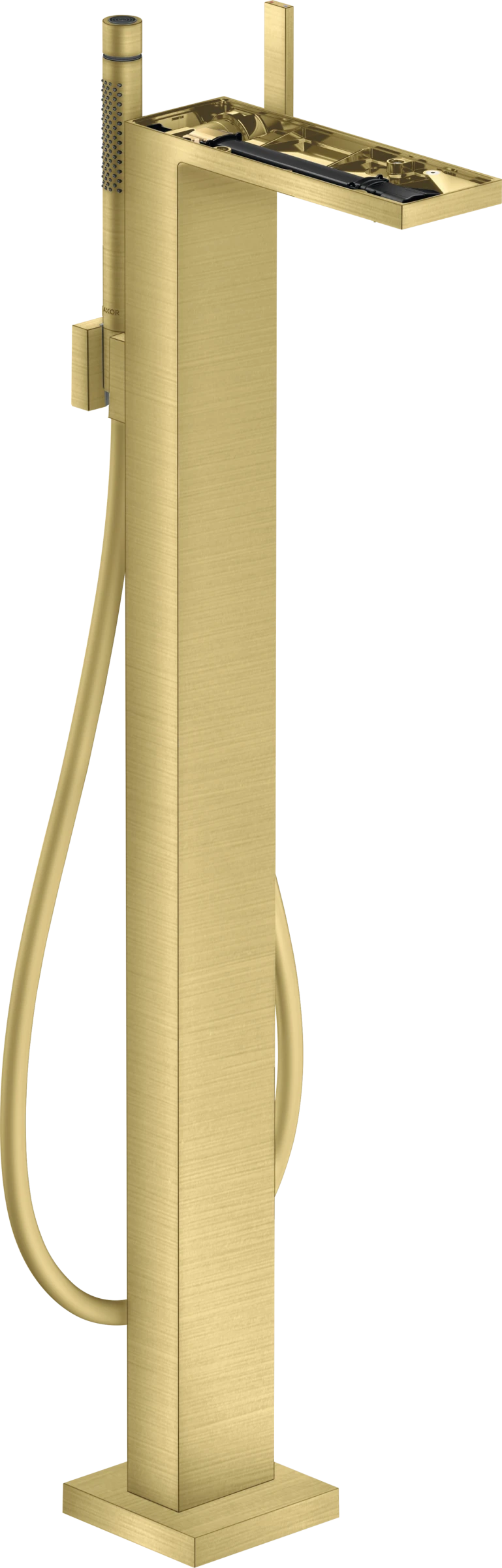 Axor Myedition Single Lever Bath Mixer Floor-standing Without Plate Brushed Brass