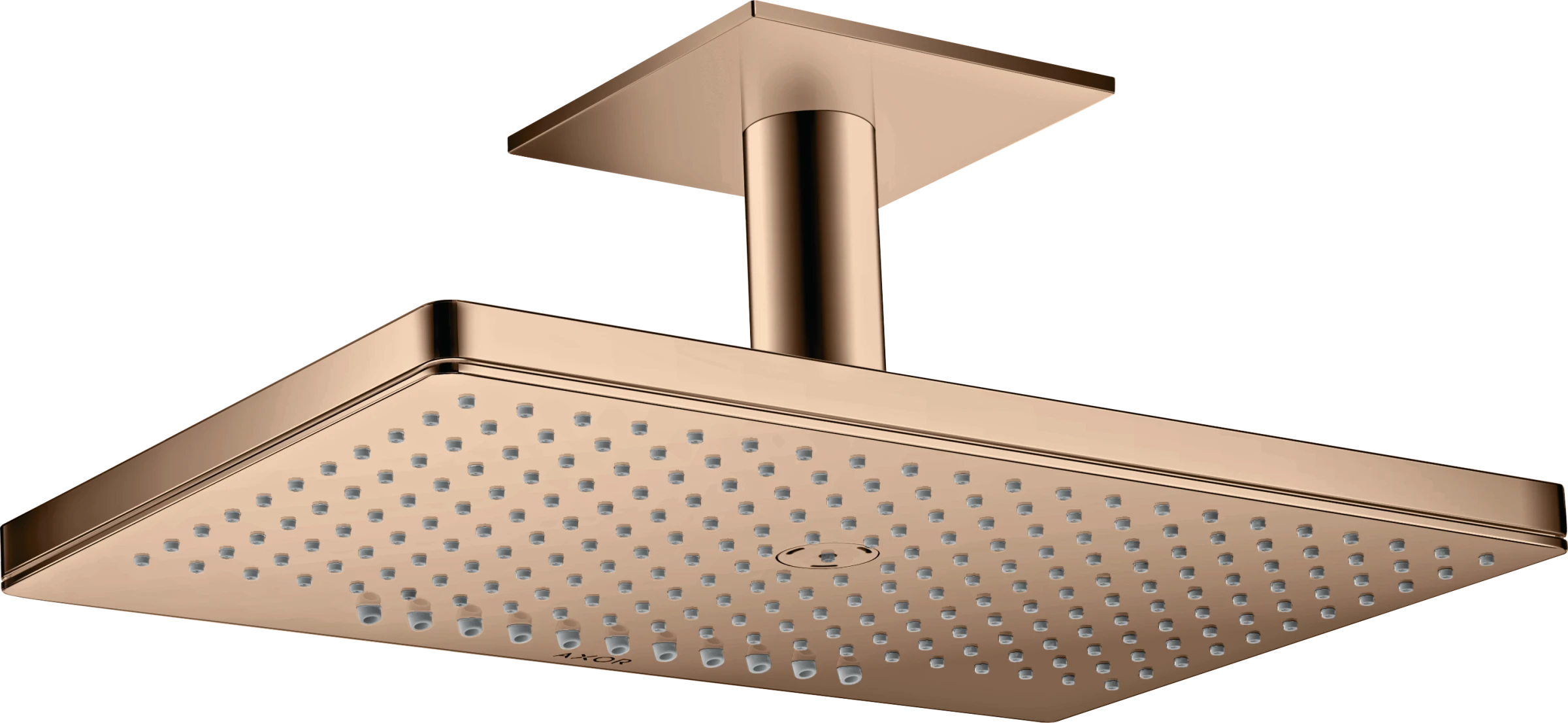 Axor Showersolutions Overhead Shower 460/300 2jet With Ceiling Connection Polished Red Gold