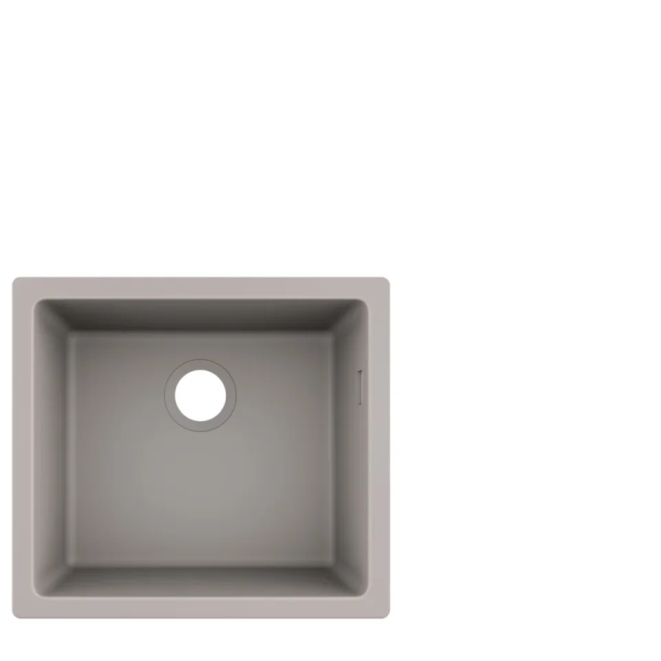 Hansgrohe S51 Sinks 725 X 590 X 315mm Concrete/grey product image - Image 1