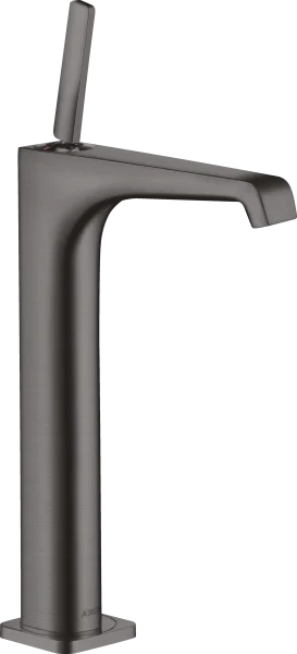 Axor Citterio E Single Lever Basin Mixer 250 With Pin Handle For Wash Bowls With Waste Brushed Black Chrome