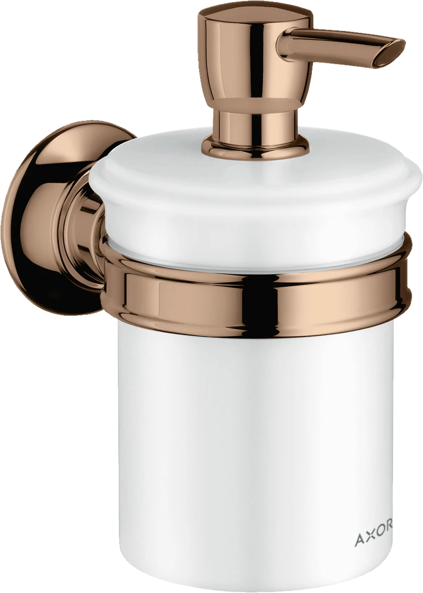 Axor Montreux Liquid Soap Dispenser Wall-mounted Polished Red Gold