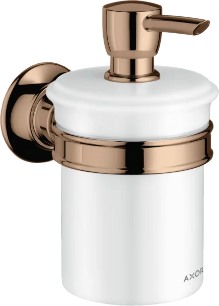 Axor Montreux Liquid Soap Dispenser Wall-mounted Polished Red Gold