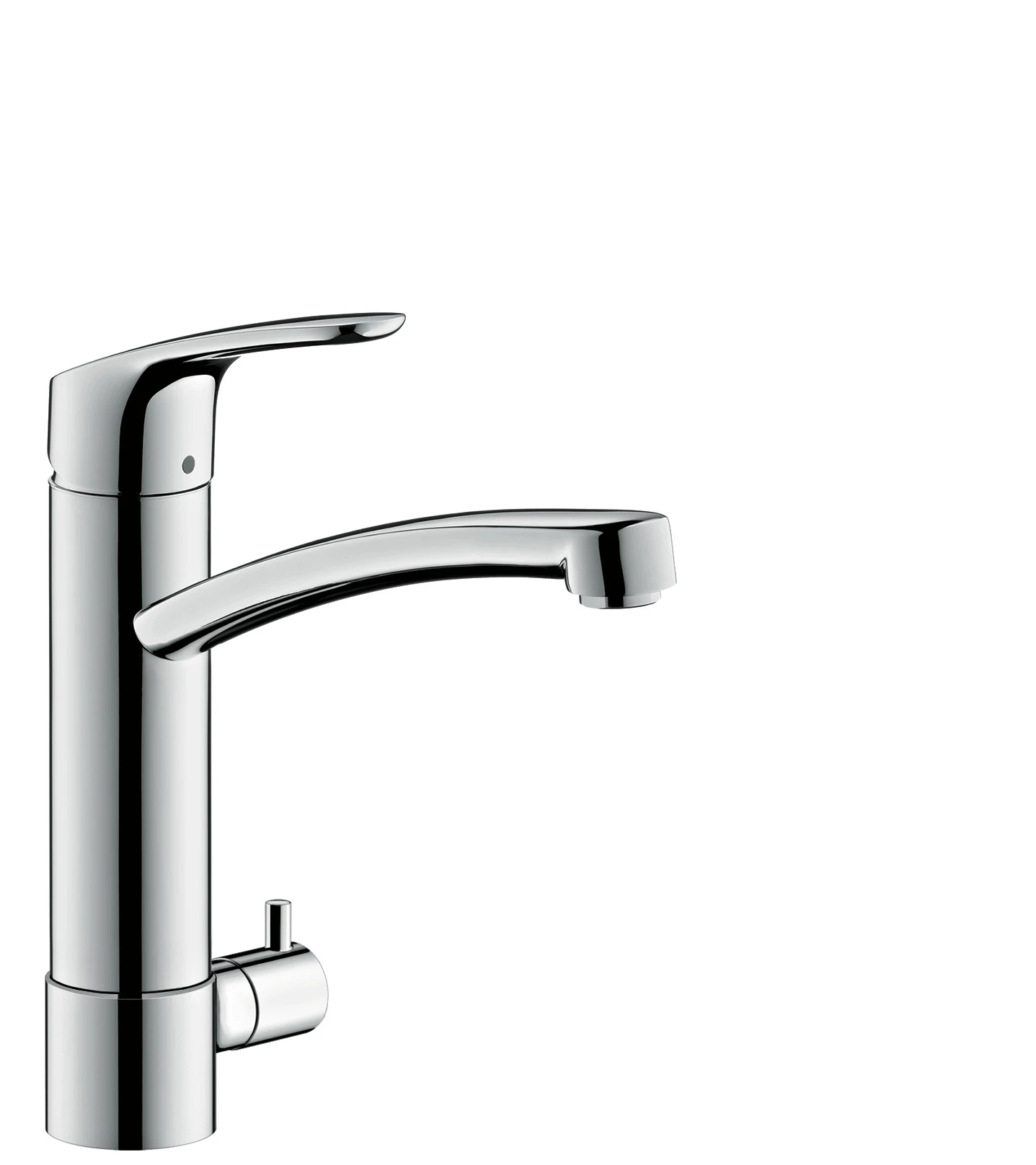 Hansgrohe Focus M41 Single Lever Kitchen Mixer 200 With Shut-off Valve For Additional Appliance, Single Spray Mode Chrome
