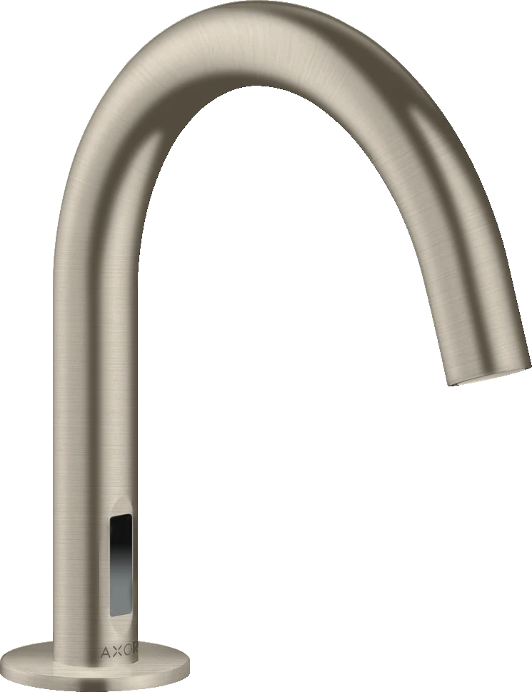 Axor Uno Electronic Basin Mixer Without Temperature Control With 230 V Mains Connection Brushed Nickel