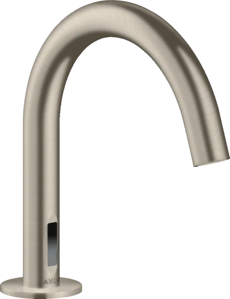 Axor Uno Electronic Basin Mixer Without Temperature Control With 230 V Mains Connection Brushed Nickel