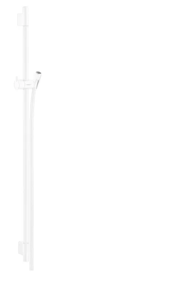 Hansgrohe Unica Shower Rail S Puro 90 Cm With Isiflex Shower Hose 160 Cm Matt White