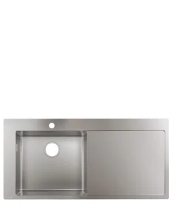 Hansgrohe S71 S716-f450 Built In Sink 450 With Drainer Stainless Steel