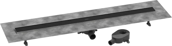 Hansgrohe Raindrain Go Shower Wastes 1383 X 163 X 132mm Black - Matt