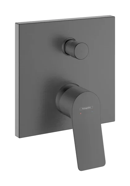 Hansgrohe Vivenis Bath Mixers Concealed 220 X 180 X 132mm Gunmetal/chrome - Brushed