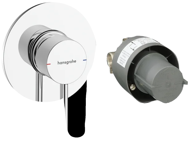 Hansgrohe Zesis S Shower Mixers Concealed 219 X 185 X 139mm Chrome
