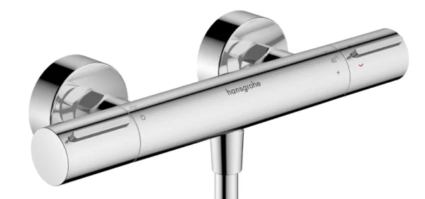 Hansgrohe Ecostat Element Thermostatic Shower Mixer Exposed 360 X 135 X 105mm Chrome