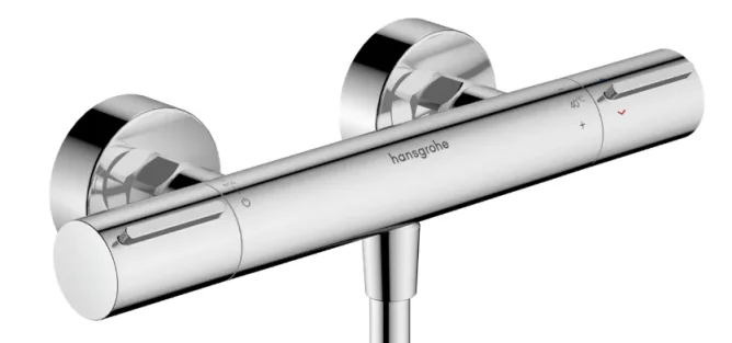Hansgrohe Ecostat Element Thermostatic Shower Mixer Exposed 360 X 135 X 105mm Chrome product image - Image 1
