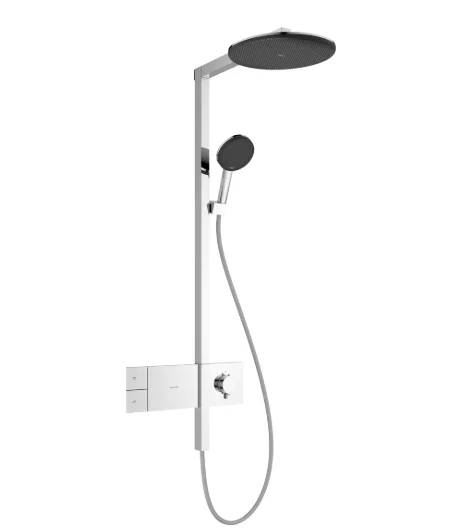 Hansgrohe Raindance Alive S Showerpipes With Thermostatic Mixer 1170 X 350 X 180mm Chrome