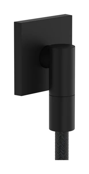 Hansgrohe Fixfit Fine E Wall Outlet 97 X 83 X 65mm Black - Matt