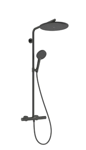 Hansgrohe Raindance Alive S Puro Showerpipes With Thermostatic Mixer 1170 X 350 X 180mm Gunmetal/chrome - Brushed