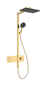 Hansgrohe Raindance Alive Q Showerpipes With Thermostatic Mixer 1170 X 350 X 180mm Gold - Polished