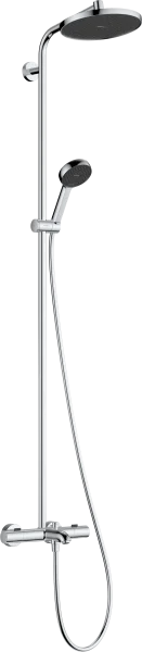 Hansgrohe Activera S Showerpipes With Thermostatic Mixer 1520 X 355 X 115mm Chrome