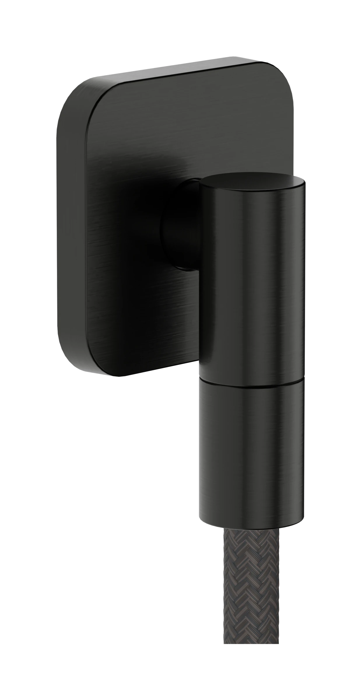 Hansgrohe Fixfit Fine Q Wall Outlet 97 X 83 X 65mm Gunmetal/chrome - Brushed