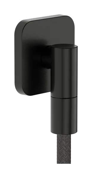 Hansgrohe Fixfit Fine Q Wall Outlet 97 X 83 X 65mm Gunmetal/chrome - Brushed