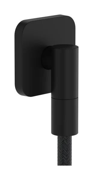 Hansgrohe Fixfit Fine Q Wall Outlet 97 X 83 X 65mm Black - Matt