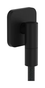 Hansgrohe Fixfit Fine Q Wall Outlet 97 X 83 X 65mm Black - Matt