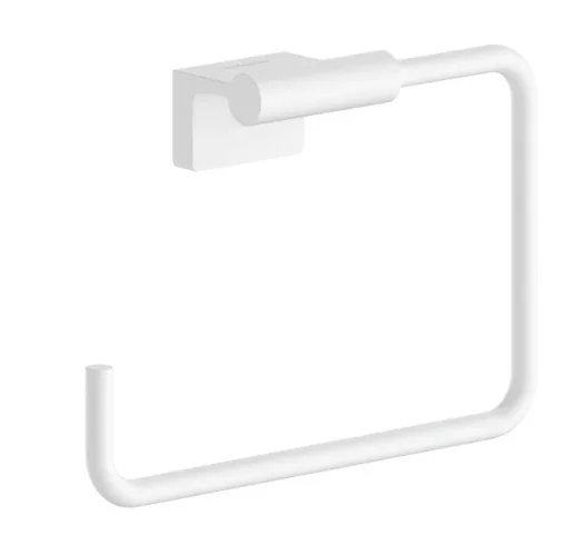 Hansgrohe Addstoris S Towel Ring 140 X 60 X 240mm White - Matt product image - Image 1