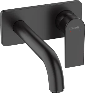 Hansgrohe Vernis Shape Single Lever Basin Mixer For Concealed Installation Wall-mounted With Spout 20,7 Cm Matt Black