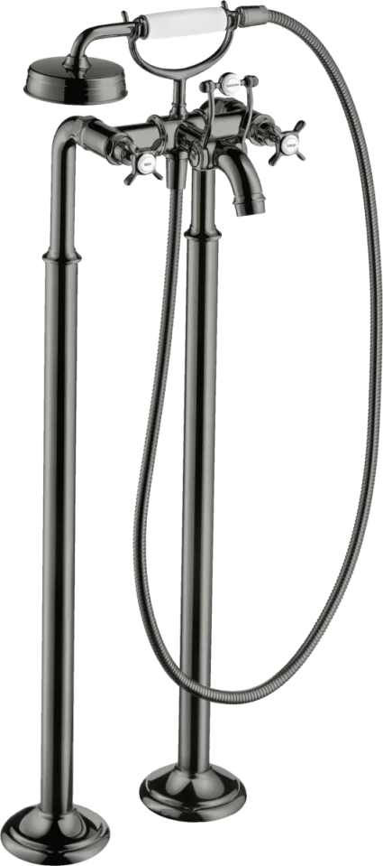 Axor Montreux Bath Mixers Concealed 1190 X 372 X 240mm Gunmetal/chrome - Polished product image - Image 1
