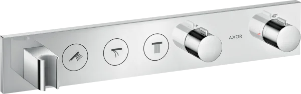 Axor Showersolutions Thermostatic Module Select 530/90 For Concealed Installation For 3 Outlets Gold Brushed