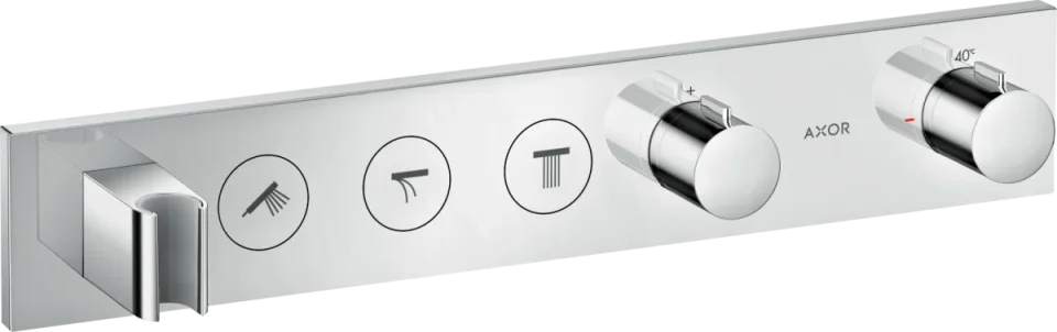 Axor Showersolutions Thermostatic Shower Mixer Concealed 560 X 395 X 150mm Gold - Brushed product image - Image 1